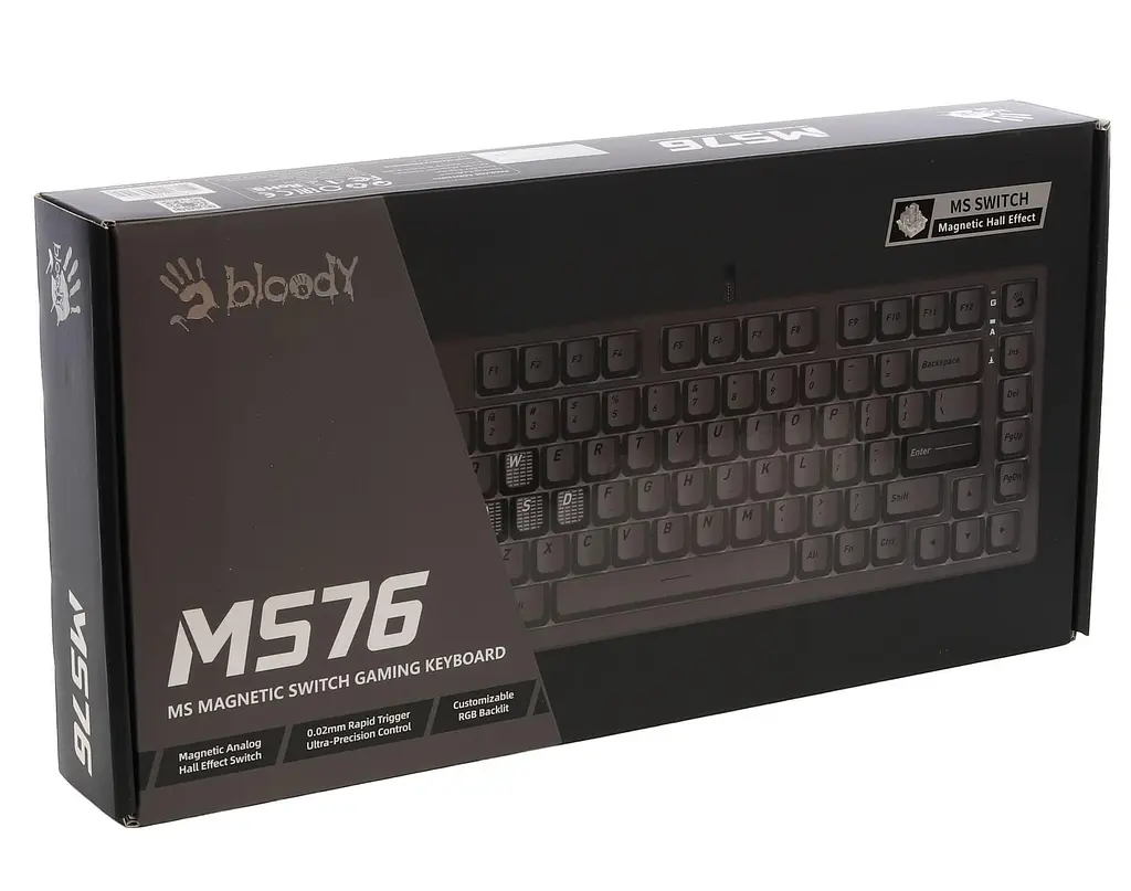 Клавиатура Bloody MS76 Magnetic Iron Grey (MS76 (Iron Grey)) - фото 8
