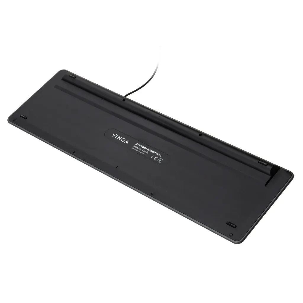 Клавіатура Vinga KB735 black-grey - фото 7