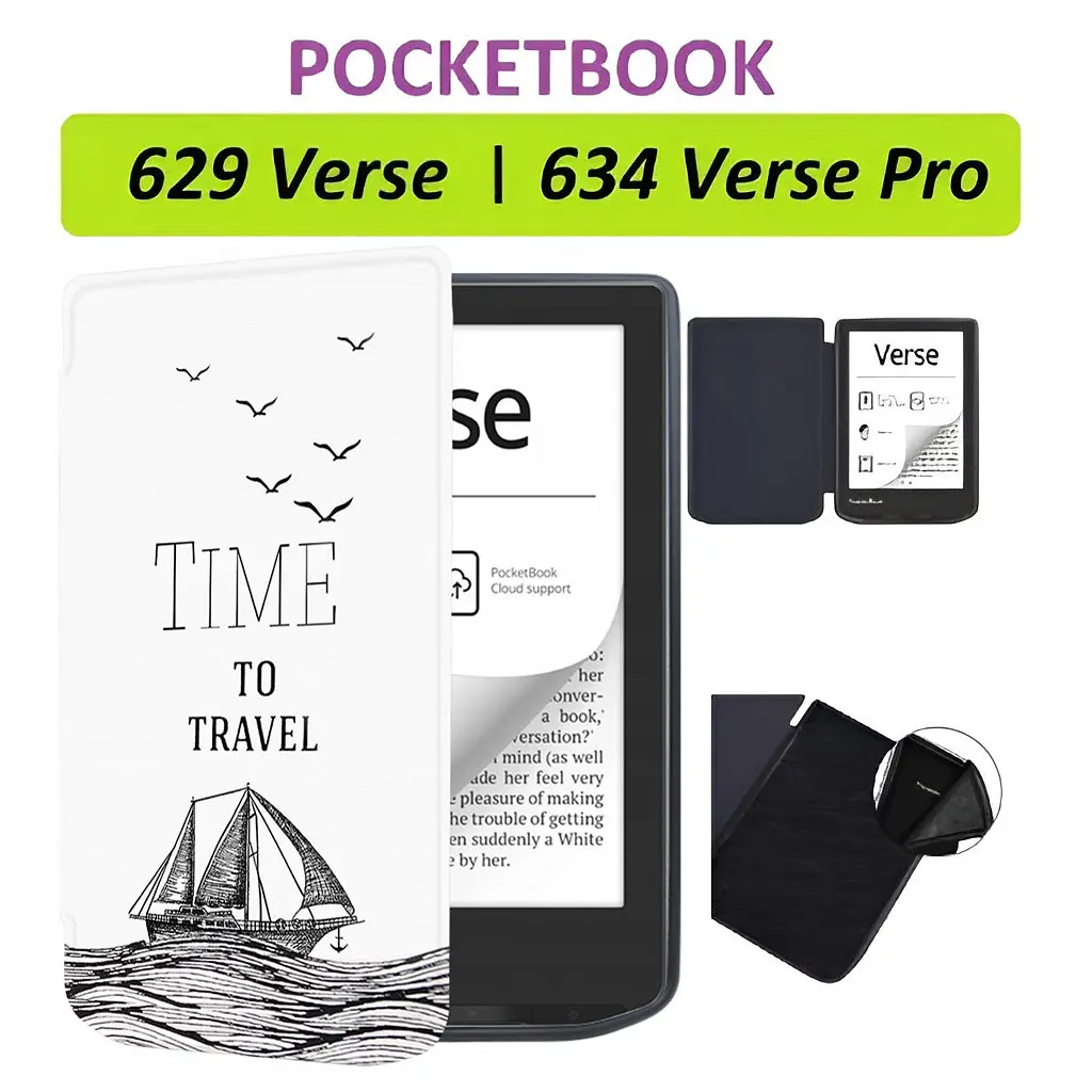 Чохол до електронної книги BeCover Smart Case PocketBook 629 Verse / 634 Verse Pro 6" Time To Travel (710982) - фото 8