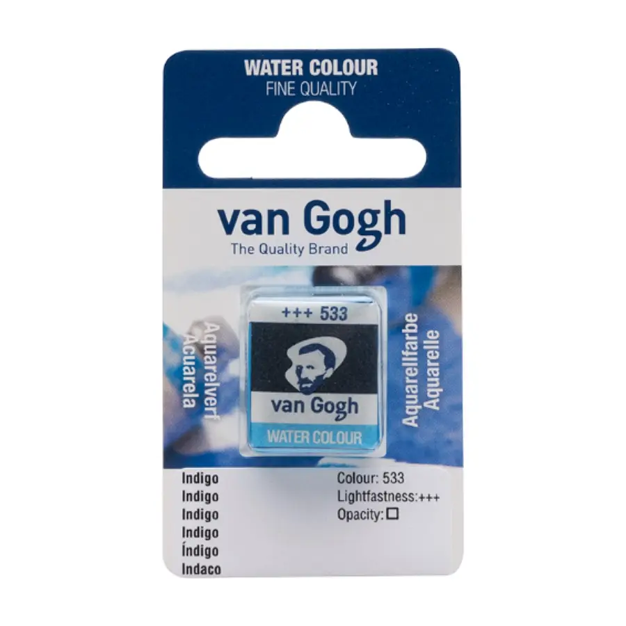 Фарба акварельна Van Gogh (533) Індіго кювета Royal Talens (8712079419349)