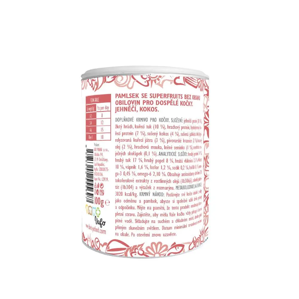 ласощі для кішок Brit Care Cat Snack Superfruits Lamb ягненок, 100 г - фото 8