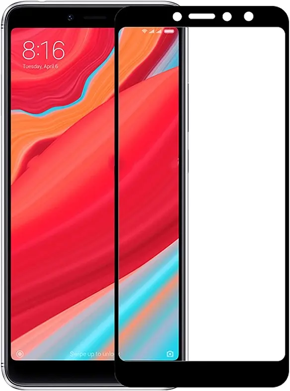 Захисне скло Tempered Glass 3D Full Glue Xiaomi Redmi S2 black - фото 2