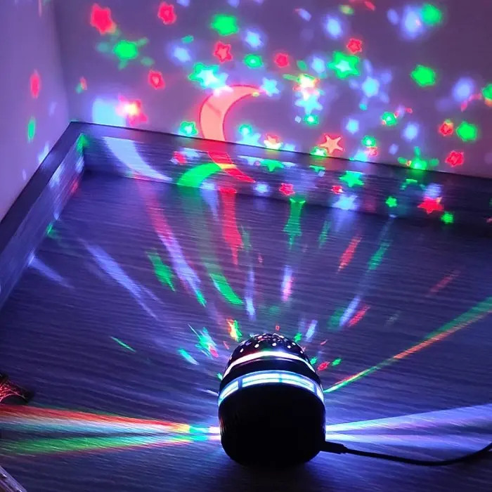 Ночник проектор зоряного неба USB диско лампа Led Mini Magic Ball - фото 4