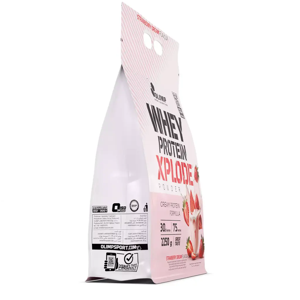 Протеин Olimp Whey Protein Xplode клубника 2.25 кг (Ф001516) - фото 3