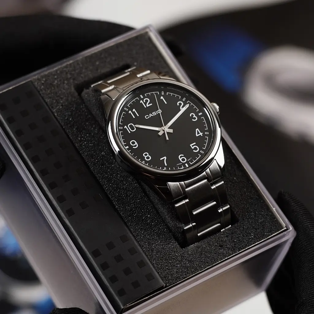 Чоловічий годинник Casio MTP-V005D-1B4 Сріблястий ( AT1141-0037 ) - фото 5