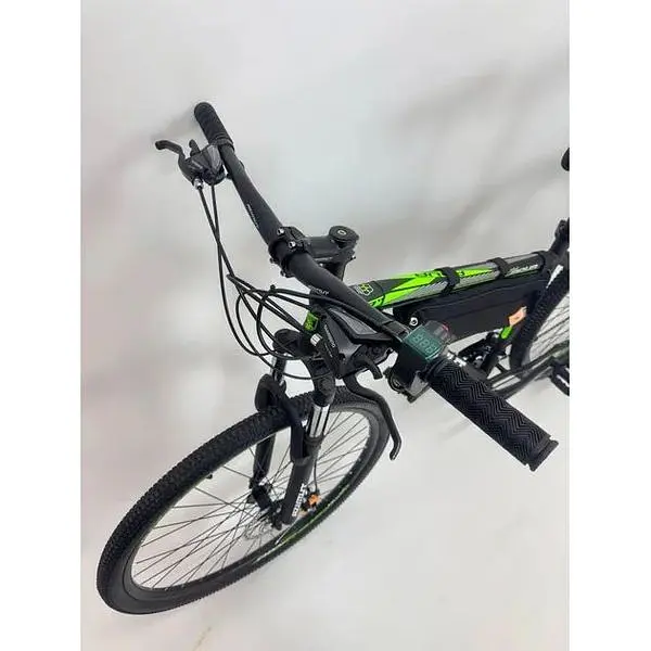 Електровелосипед Azimut Aqua 29 дюймів 500W 16Ah зелений - фото 3