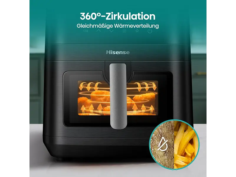 Мультипіч (аерофритюрниця) Hisense HAF2100DCD - фото 6
