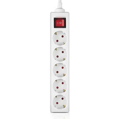 Мережевий фільтр живлення REAL-EL RS-Protect M 5m, white (EL122300029) - фото 2