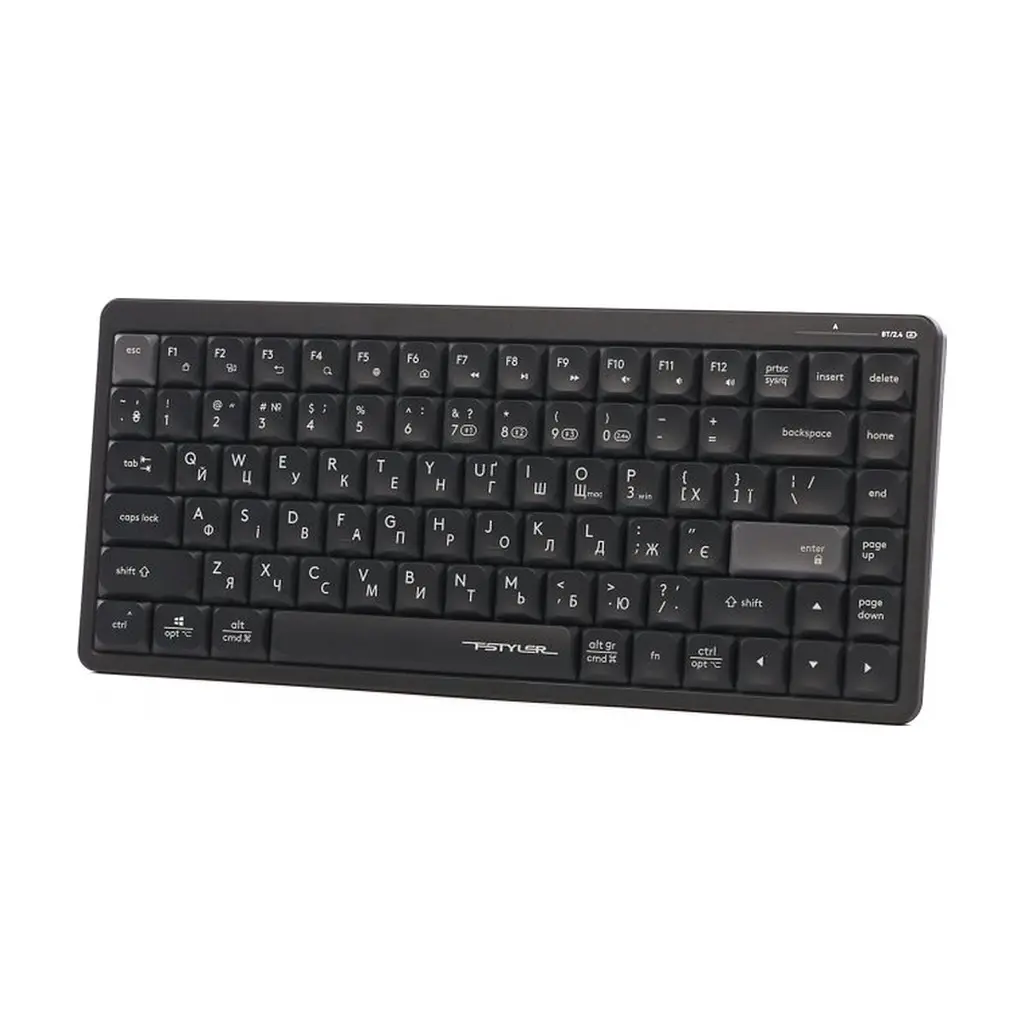 Клавіатура A4Tech FBX53C Wireless/Bluetooth UA Black (4711421001908) - фото 3