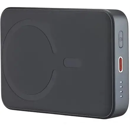 Портативний магнітний акумулятор Baseus Magnetic Mini Wireless 10000mAh 20W (PPCX030001) чорний - фото 2