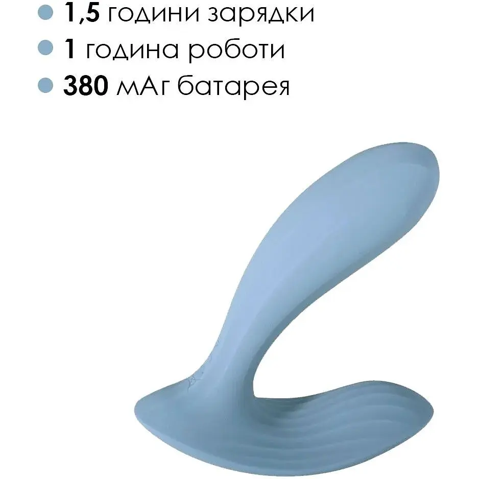 Вибратор в трусики Svakom Erica Dusty Blue - фото 6