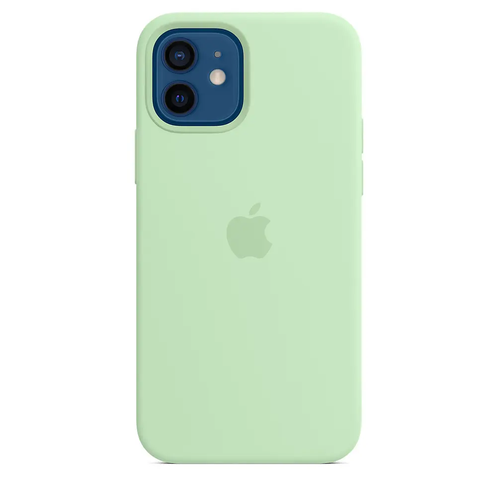 Чохол Silicone Case з MagSafe для Apple iPhone 12 / 12 Pro (Pistachio) ААА [57147] - фото 4