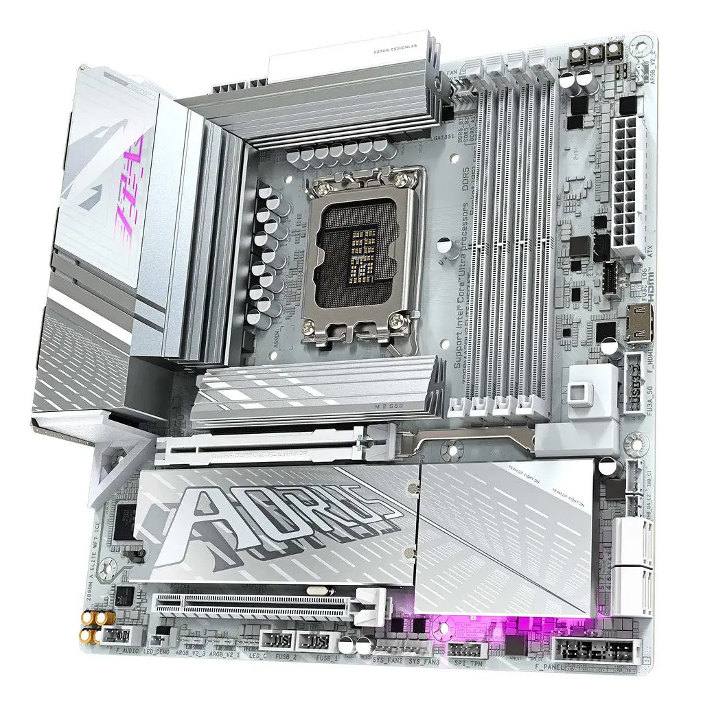 Материнская плата Gigabyte Z890M AORUS ELITE WIFI7 ICE - фото 2