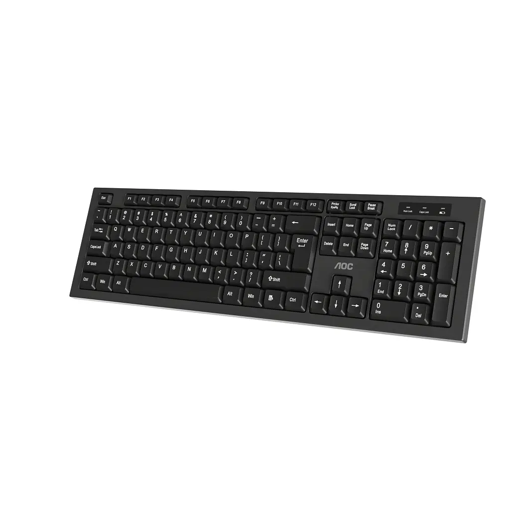 Комплект AOC KM210B Wireless UA Black (KM210B/97) - фото 8