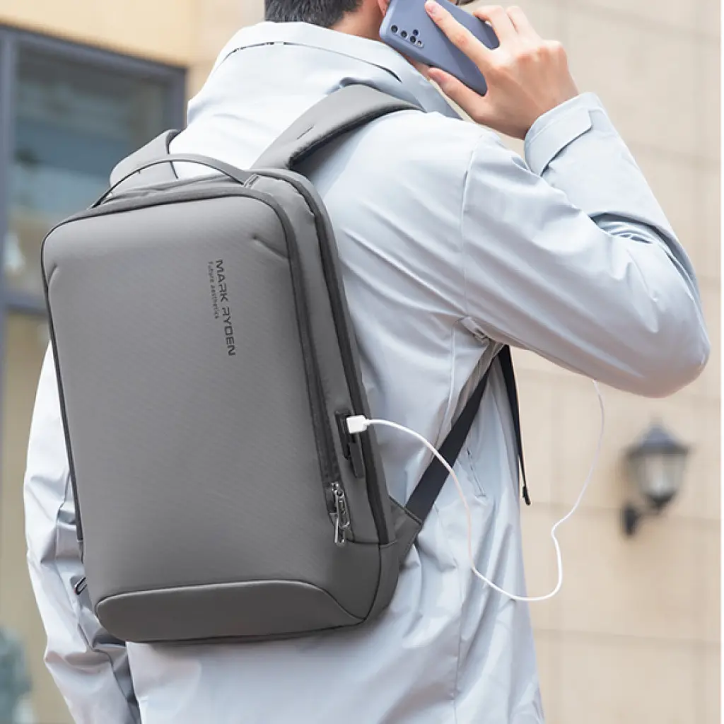 Рюкзак міський Mark Ryden 9008 15л з відсіком для ноутбука 15,6" і USB Gray (16267) - фото 4