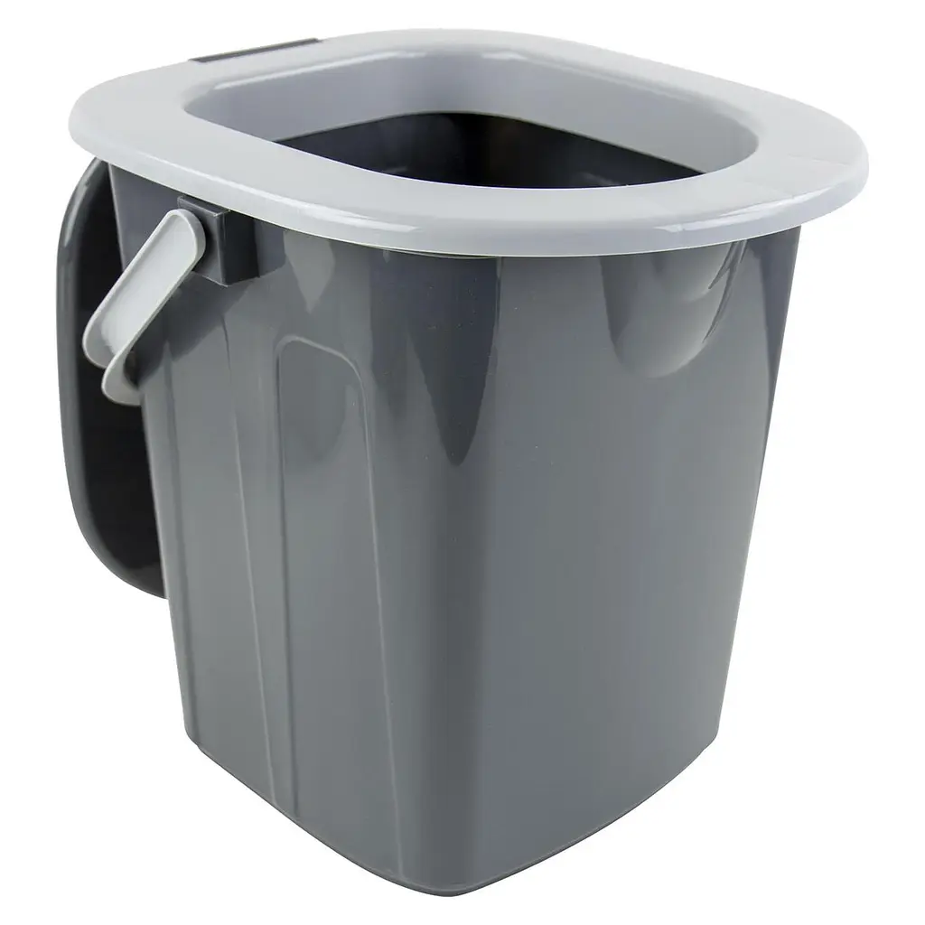 Биотуалет Bo-Camp Portable Toilet Square 20 Liters Grey (5502820) - фото 9