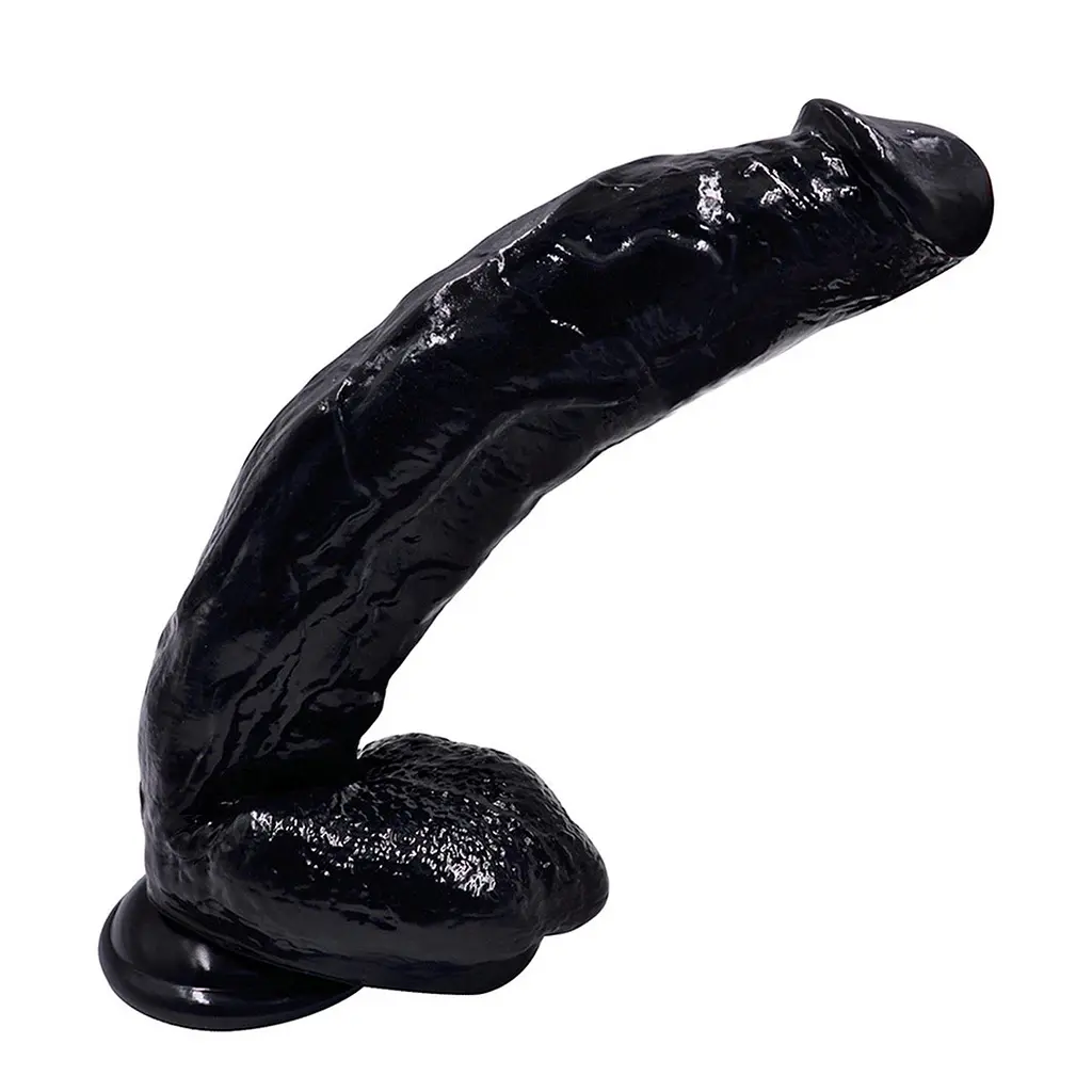 Фалоімітатор Power Escorts Monster John 11.8" 30 см (чорний) - фото 2