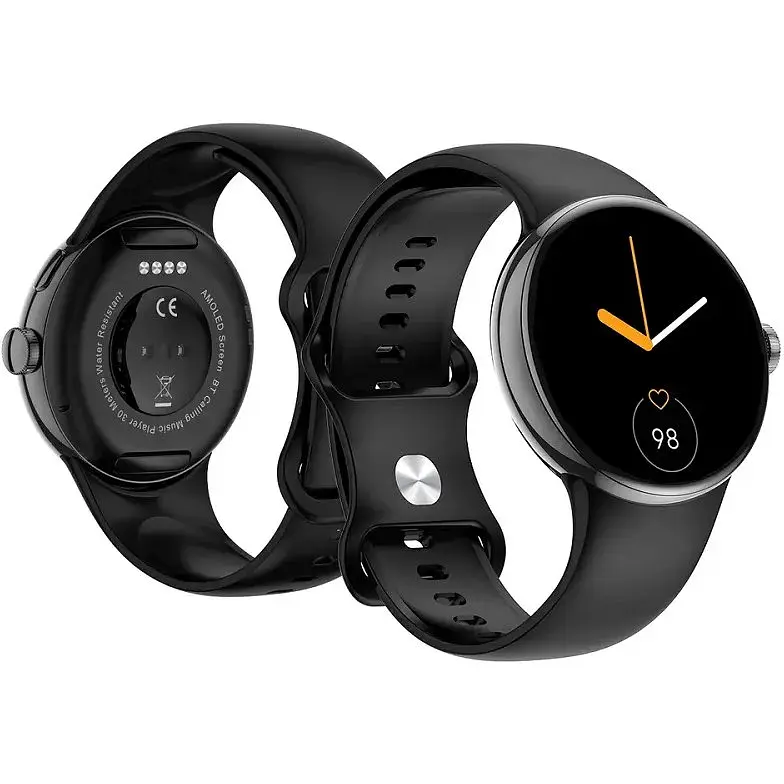 Розумний годинник Linwear LA24 AMOLED Чорний - фото 7