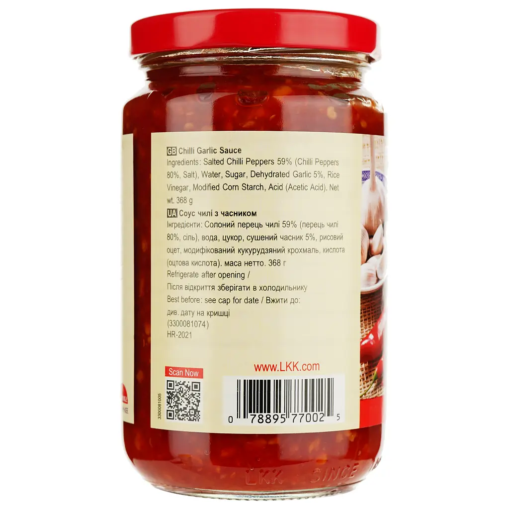 Соус Lee Kum Kee Chilli Garlic 368 г (761365) - фото 2