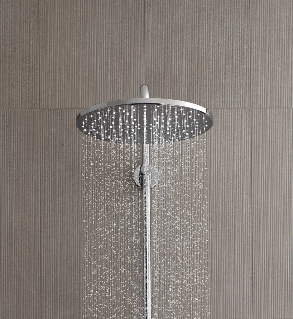 Душевая система с термостатом для настенного монтажа Grohe Euphoria System 310 26075001, Хром - фото 8