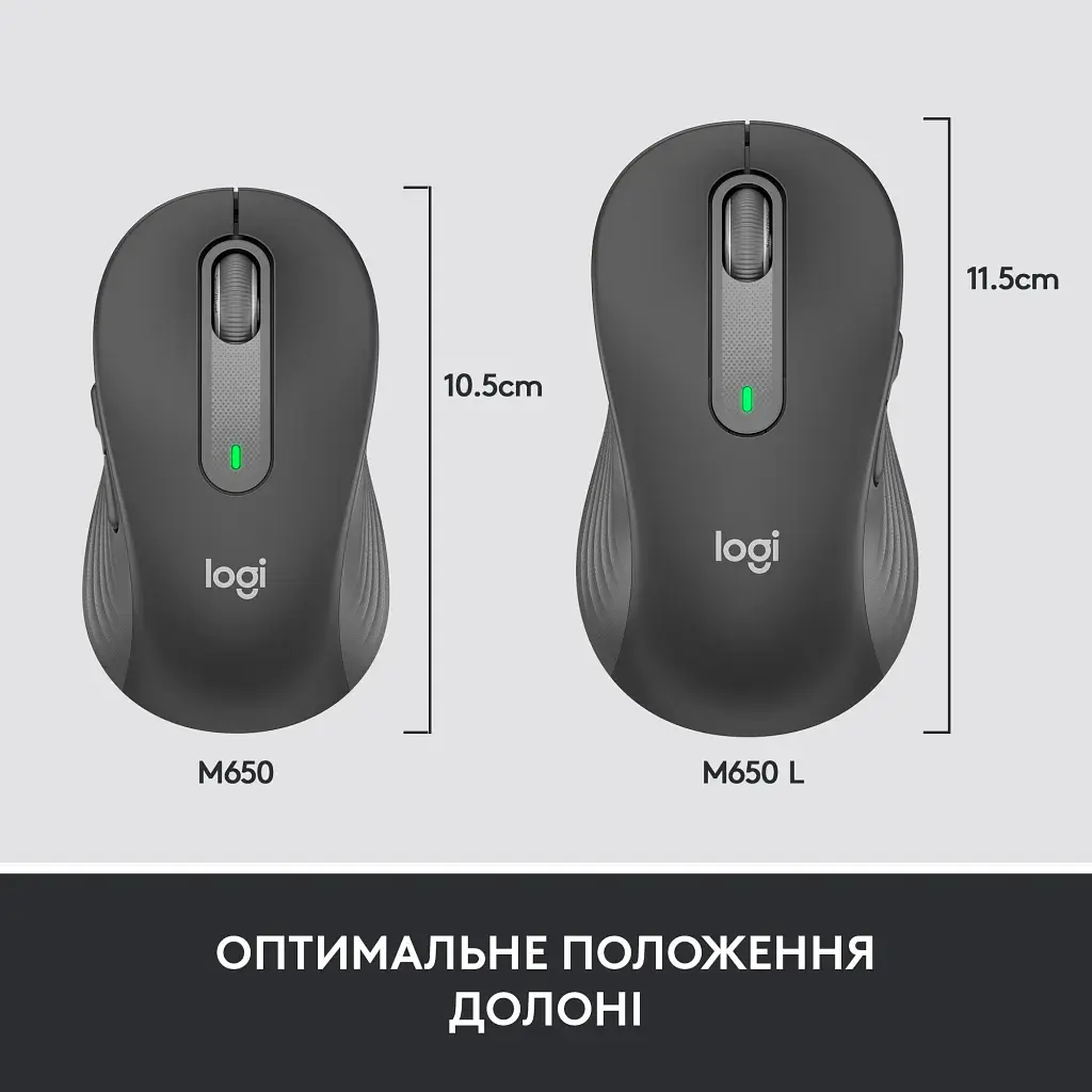 Мишка Logitech Signature M650 Wireless for Business Graphite (910-006274) - фото 7