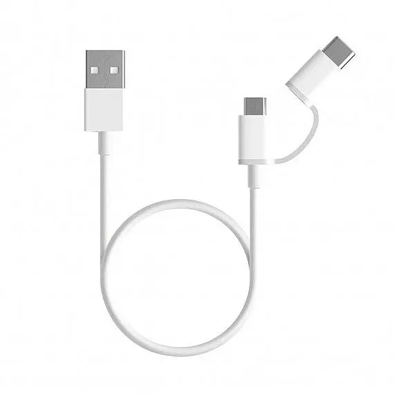 Кабель USB Xiaomi Mi 2-in-1 USB Cable (Micro USB to Type C) 30cm (SJV4083TY) - фото 3