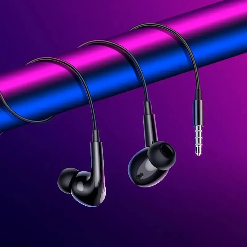 Навушники Hoco Crystal sound wire-controlled earphones with microphone M101 Pro чорні - фото 5