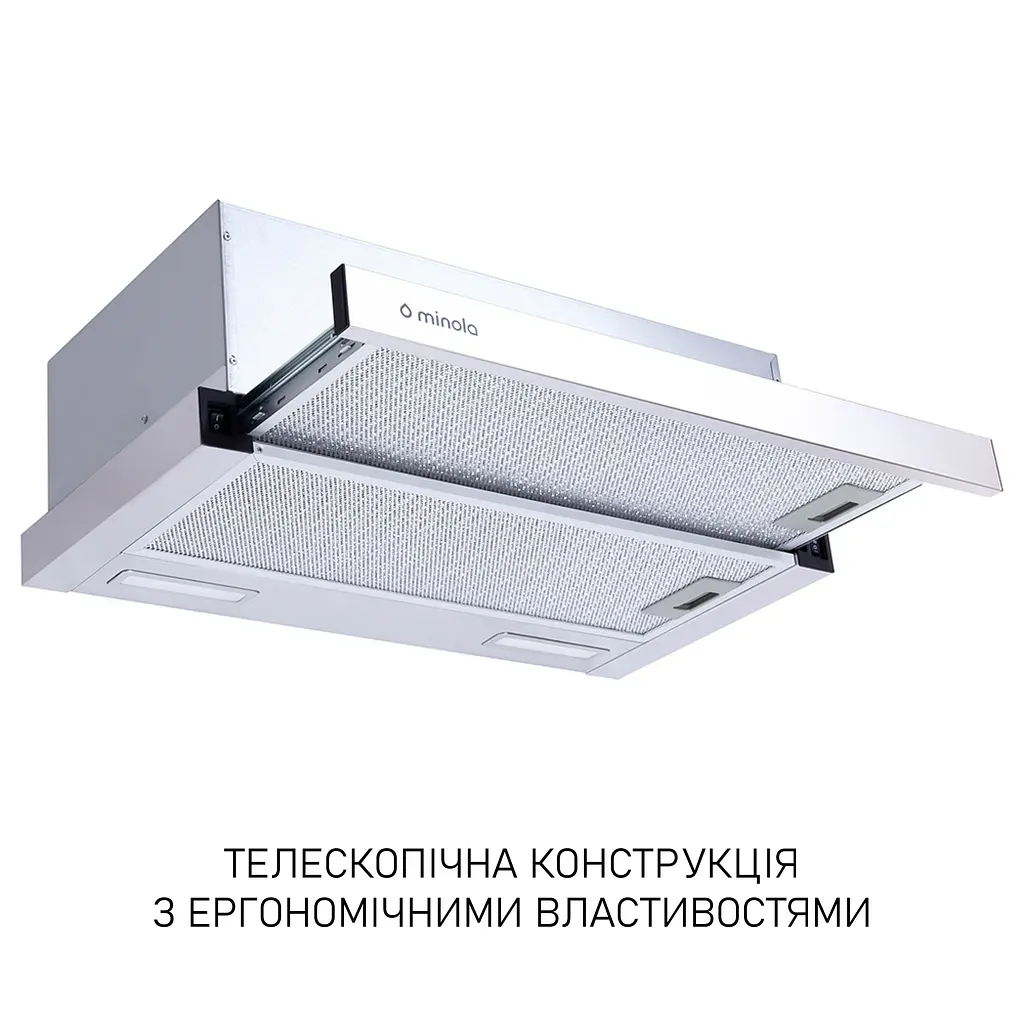 Витяжка телескопічна Minola HTL 6615 I 1000 LED - фото 2