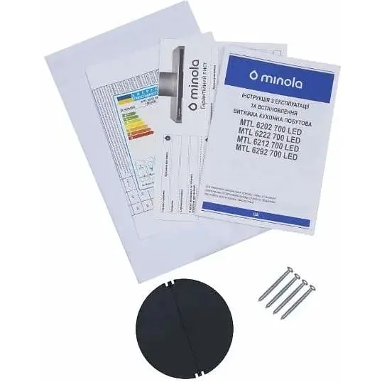 Витяжка телескопічна Minola MTL 6222 WH 700 LED - фото 10