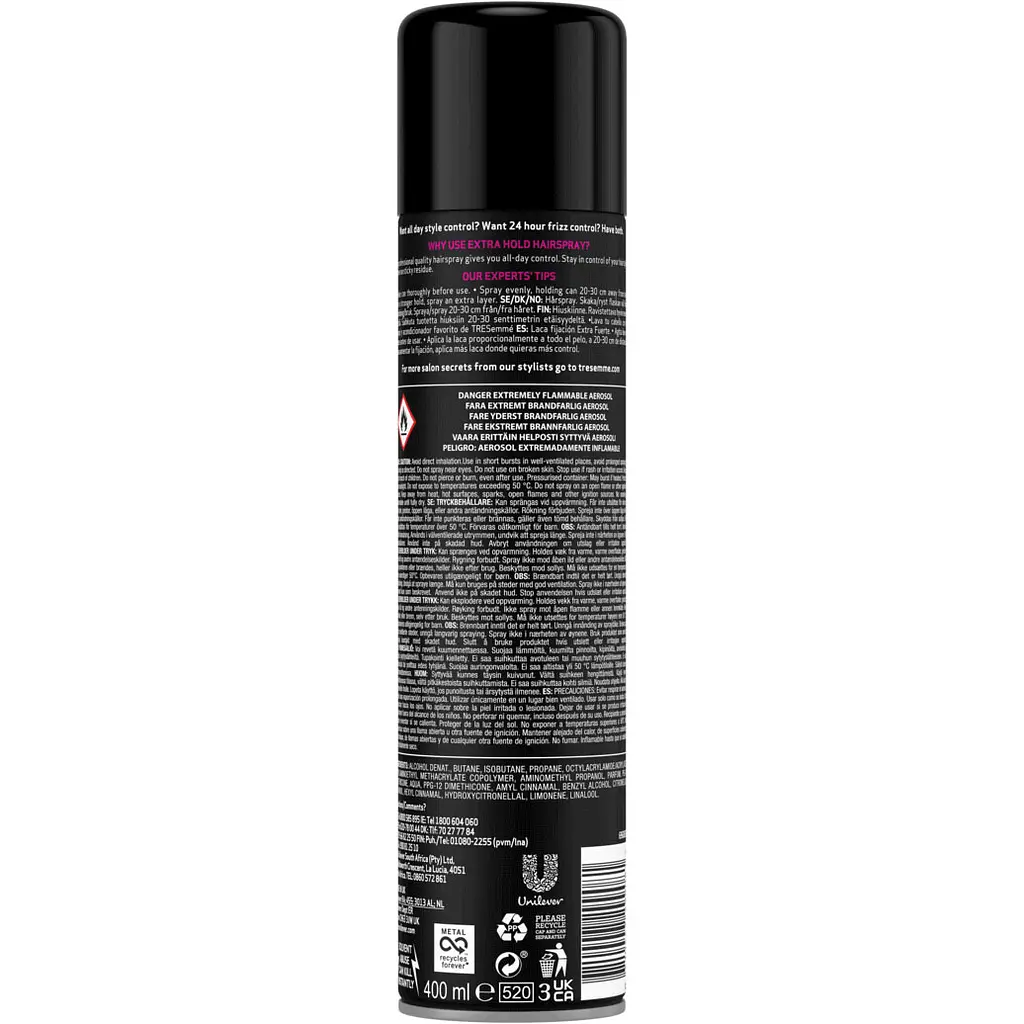 Лак для волосся TRESemme Extra Hold екстрасильна фіксація 4, 400 мл - фото 2