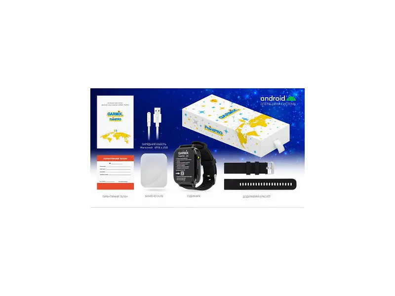 Дитячий смарт-годинник GARMIX PointPro-300 Black (GMXPP300-B) - фото 4