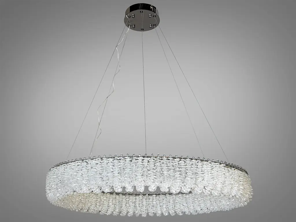 Підвісна люстра Diasha 505 з LED освітленням хром 48Вт - фото 4