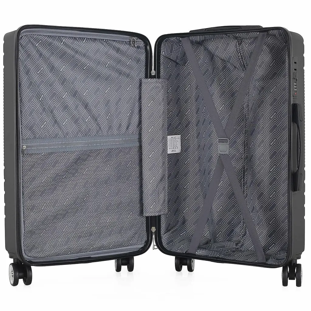 Чемодан Semi Line 24" M Black (T5789-2) - фото 6