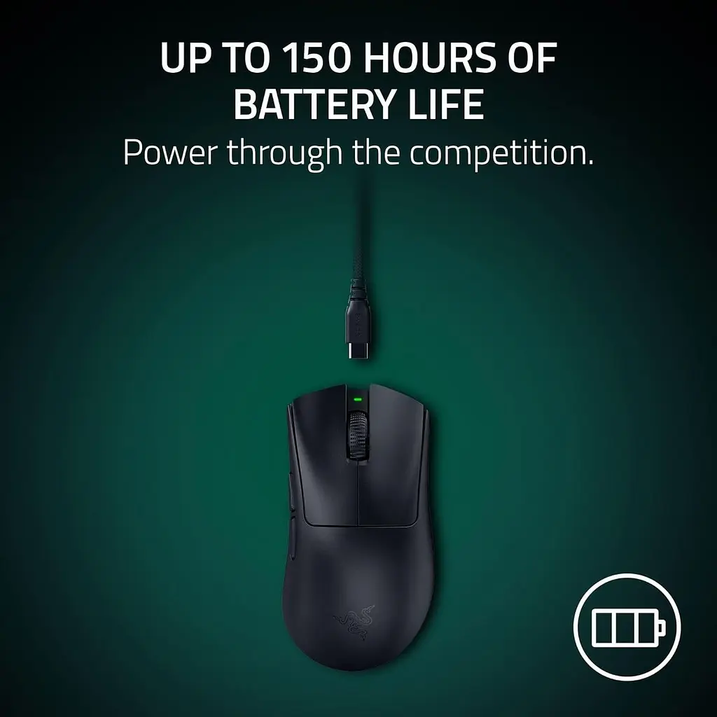 Миша Razer DeathAdder V4 Pro 45K Gen 2 USB-A/WL Black (RZ01-05330100-R3G1) - фото 10