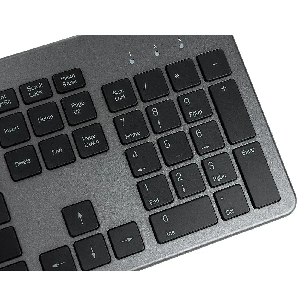 Клавіатура Vinga KB735 black-grey - фото 9