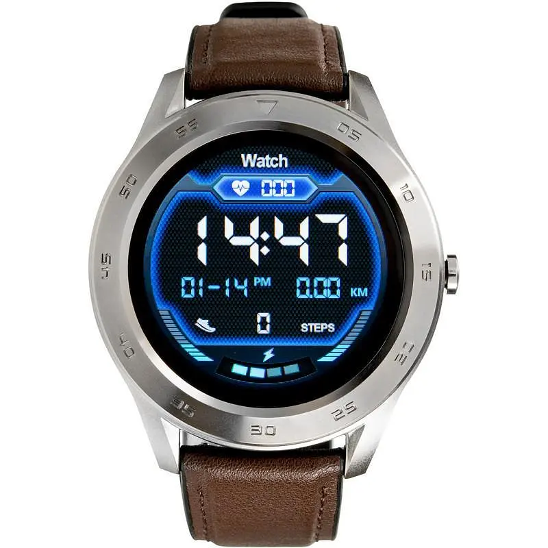 Смарт-часы Smart Watch Gelius Pro GP-L3 (URBAN WAVE 2020) (IP68) Silver/Dark Brown - фото 2