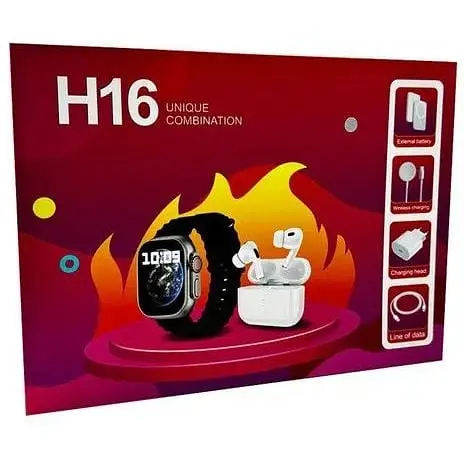 Смарт-годинник Fendior H16+TWS+Powerbank+Charge Silver - фото 7