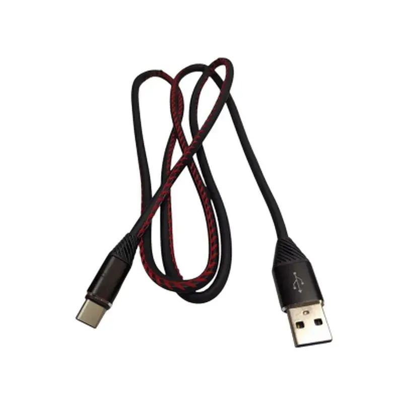 Дата кабель USB 2.0 AM to USB-C 1.0m 2.4A black XoKo (XK-CTC-005-BK) - фото 2