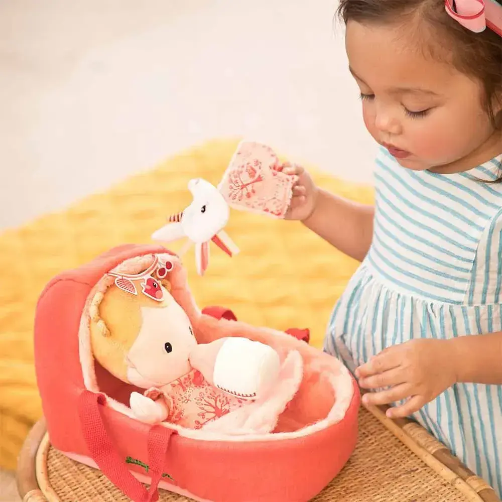 М'яка лялька в колисці Lilliputiens Ліна (83375) - фото 10