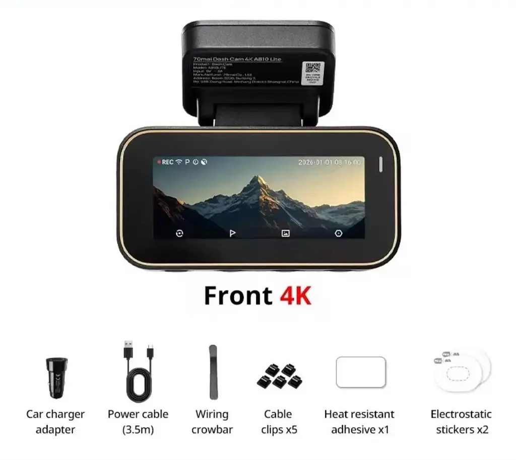 Відеореєстратор 70mai Dash Cam 4K A810 Lite - фото 2