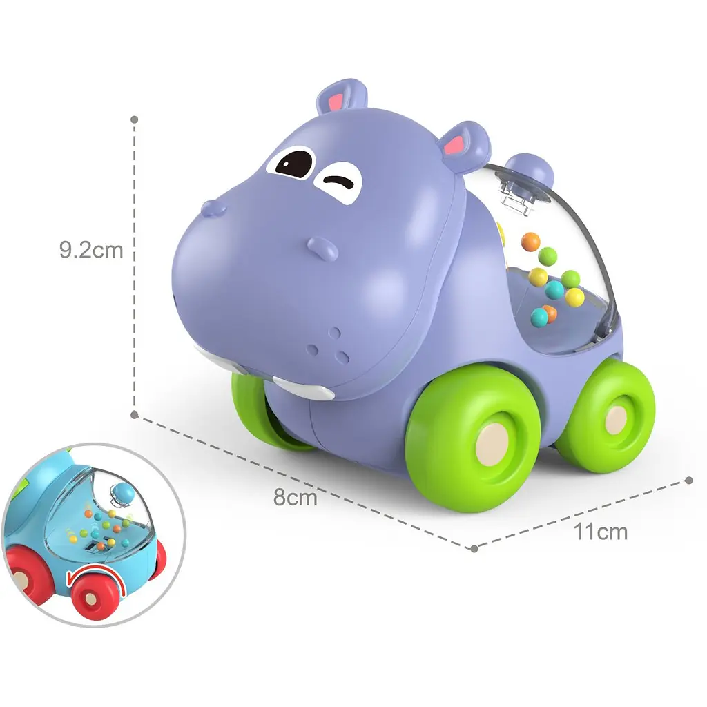 Розвиваюча іграшка Iggy Ziggy Машинка-Бегемот (HE8059) - фото 2