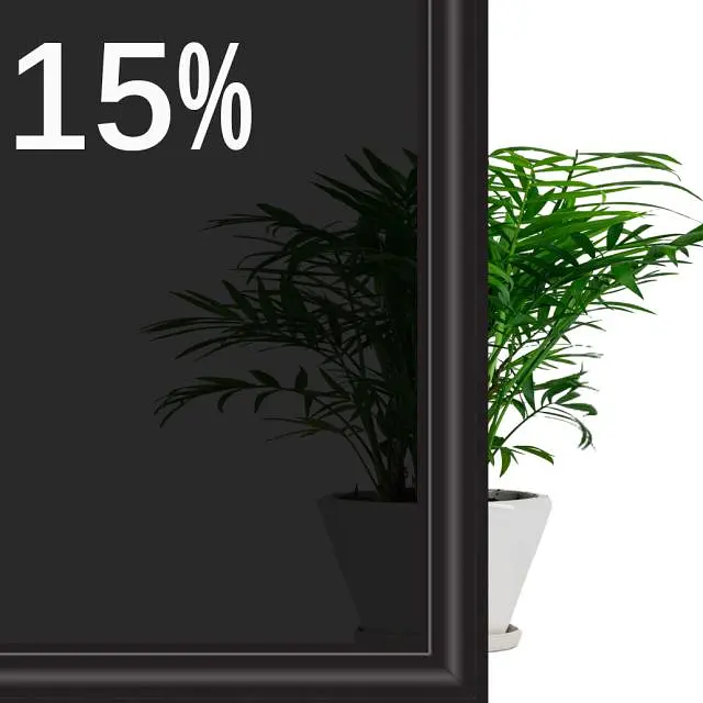 Тонувальна плівка Професійна VLT 15% IR 60% UV 90% Ширина 75 см Довжина 1 Метр Антицарапка (AS15) - фото 3
