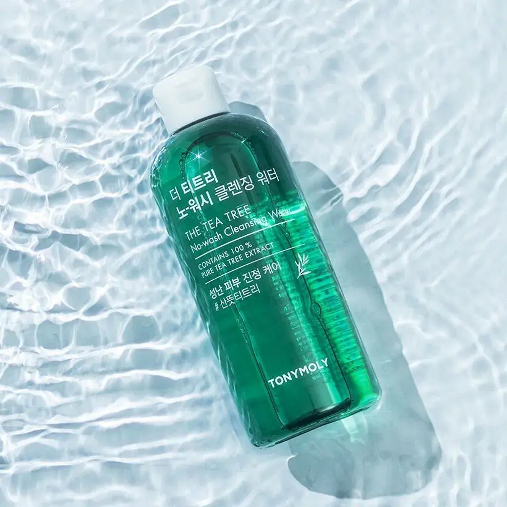 Вода для обличчя Tony Moly Cleansing Water Theatre No Wash Очищення без змивання з чайним деревом, 300 мл - фото 3