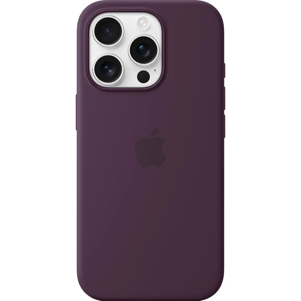Чохол Silicone Case with MagSafe для Apple iPhone 16 Pro Plum AAA [116585] - фото 3