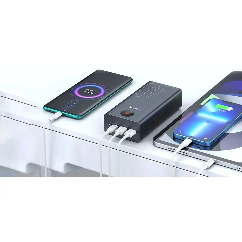 Павербанк Romoss 40000 mAh 22,5W PEA40PF (PEA40-152-2133H) Black - фото 6