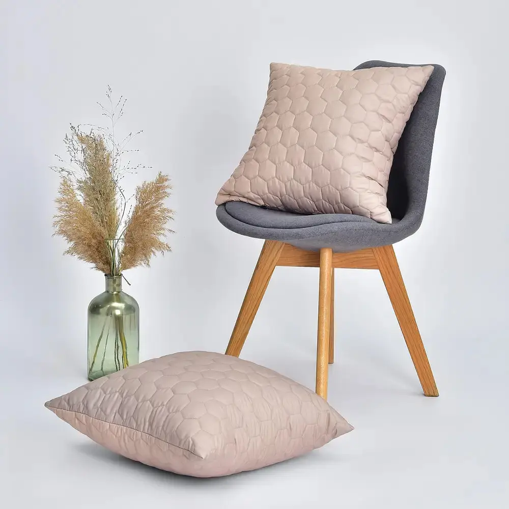 Подушка декоративна Ideia Silhouette 50х50 см бежевий (8-34912) - фото 2