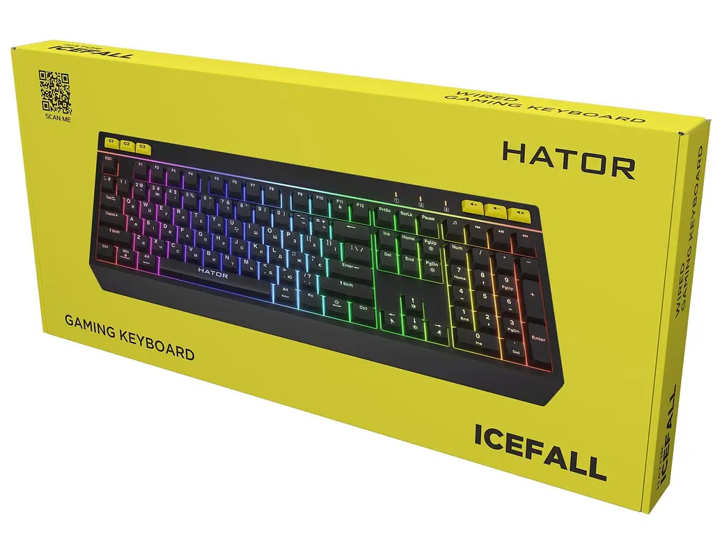 Клавіатура HATOR Icefall Black (HTK402UA) - фото 6