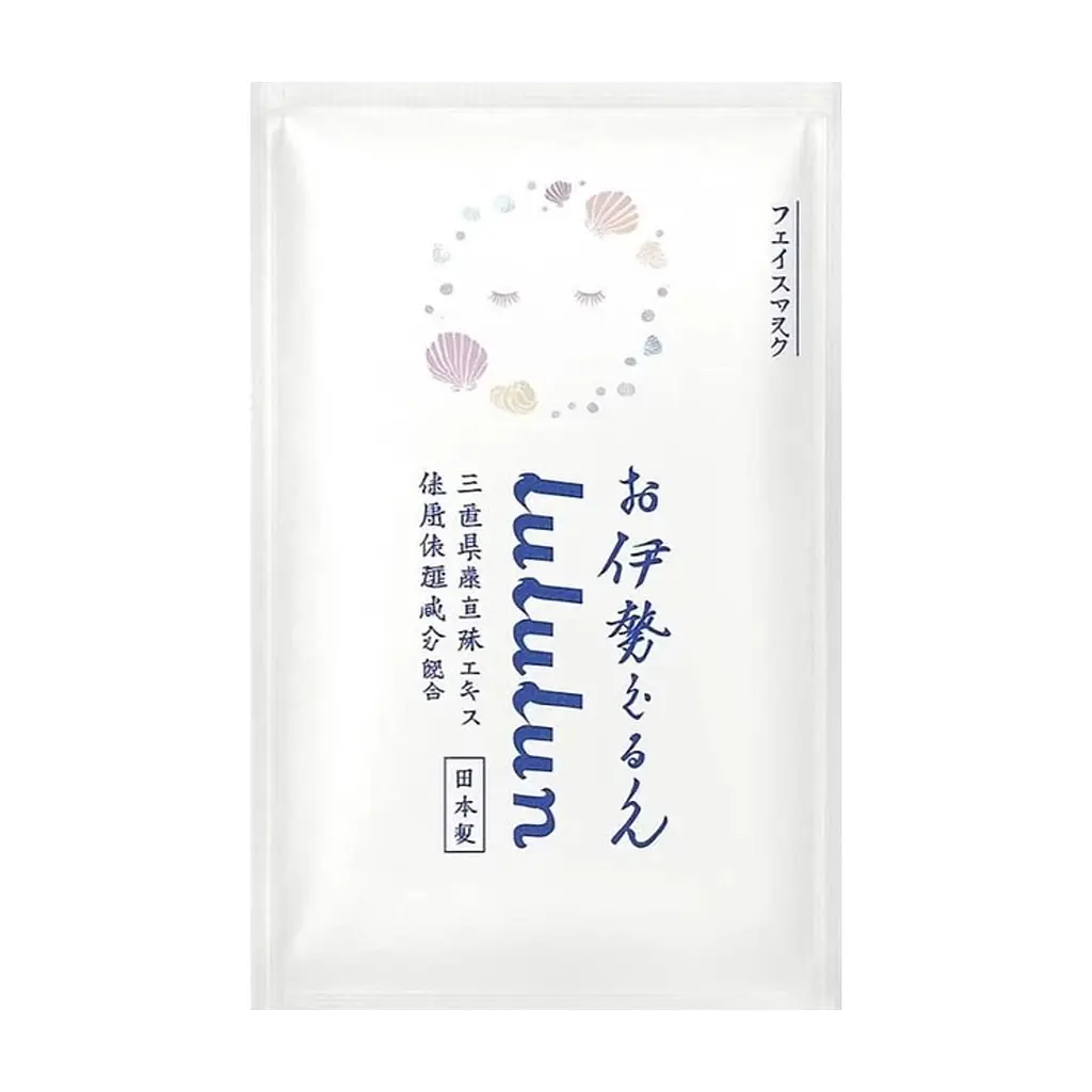 Маска для обличчя Lululun Face Mask Ise Pearl Освітлююча З екстрактом перлів 1 шт х 5 уп (4582305068139) - фото 2