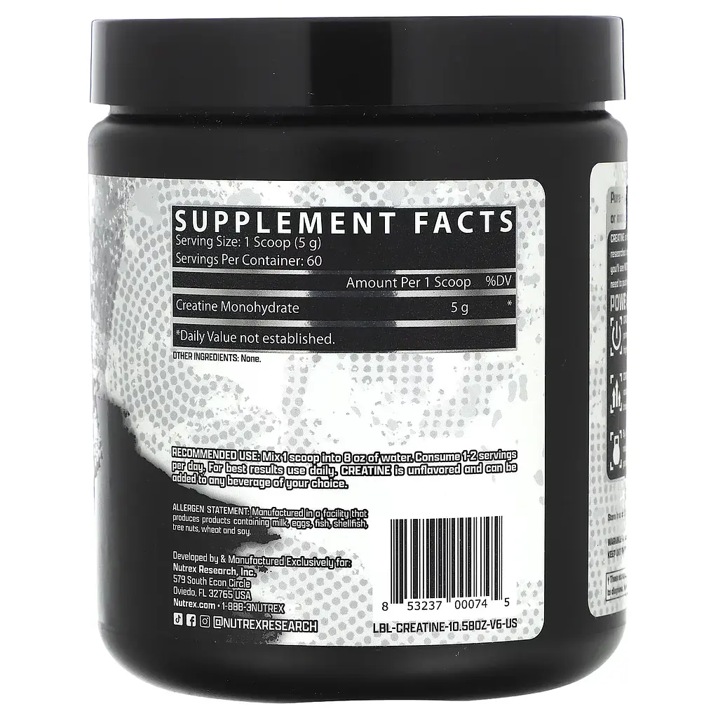 Моногідрат Креатин Nutrex Researchу Creatine Drive™ - 300 г - фото 2