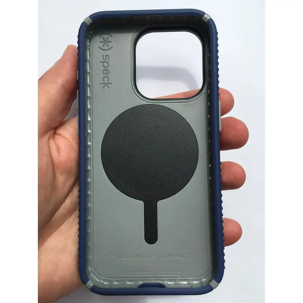 Оригинальний противоударный чехол Speck Presidio2 Grip MagSafe для Iphone 15 Pro (6.1") Coastal Blue 150563-3206 - фото 6